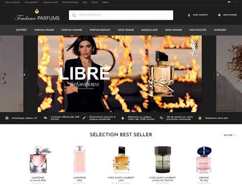 site de parfumerie en ligne.